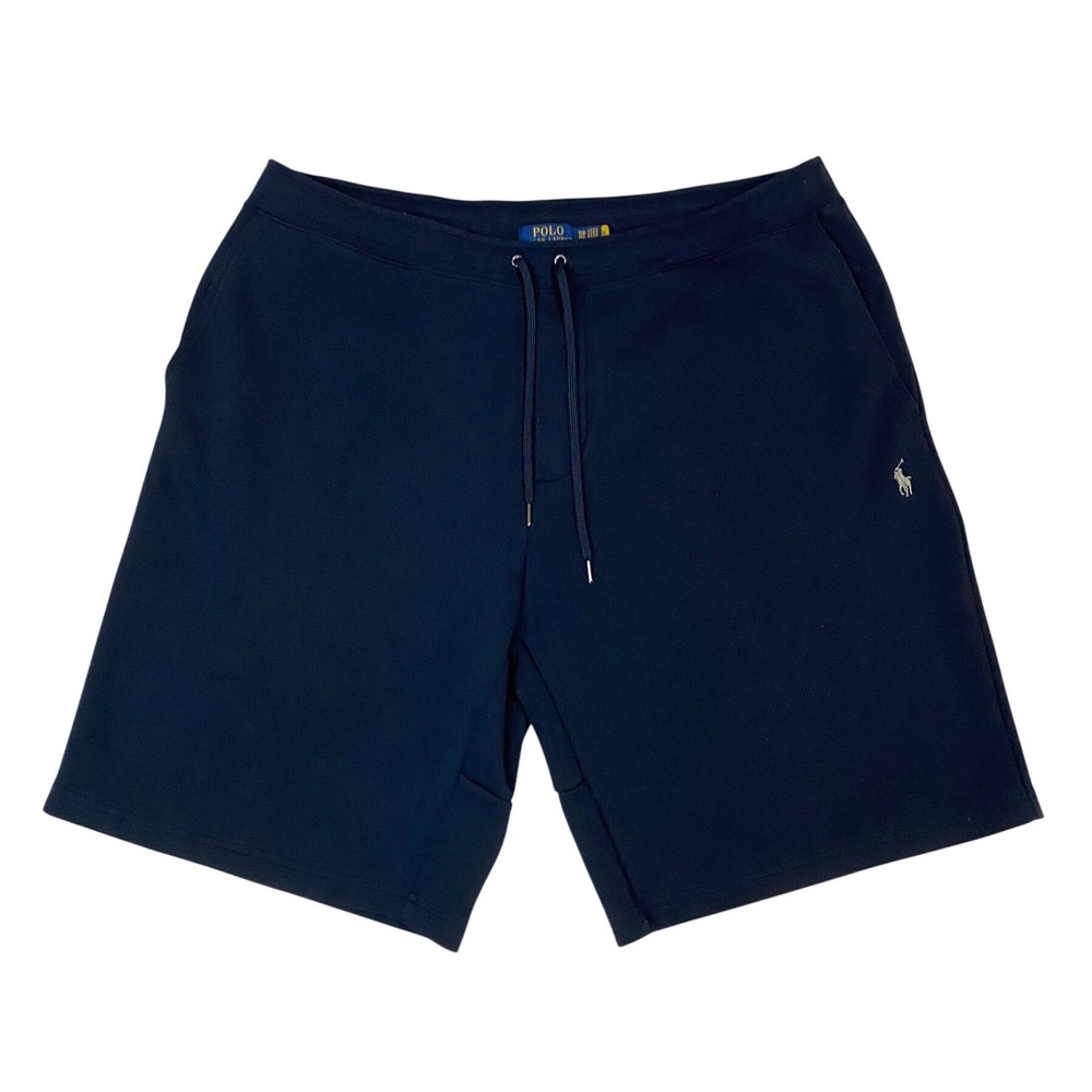 Polo Ralph Lauren Mens Double Knit Shorts‎ Navy Blue 1XB Big & Tall